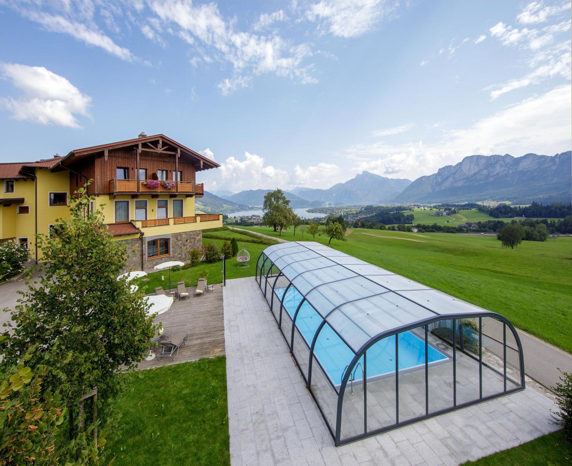Panorama Hotel Gasthof Leidingerhof Mondsee Eksteriør bilde